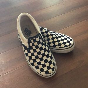 Checkered Vans Size US 5